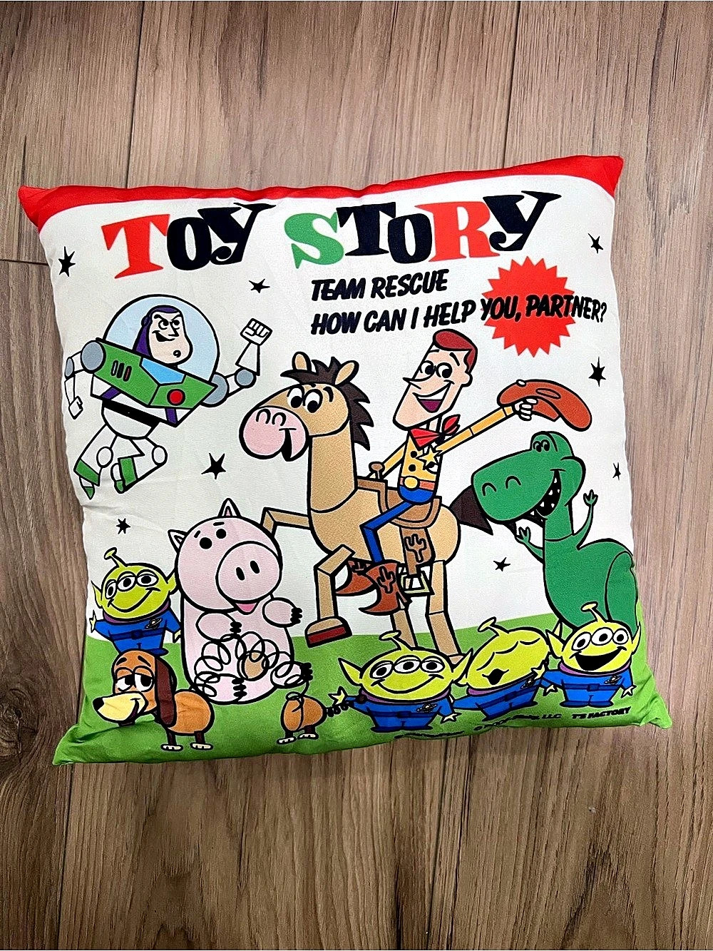 Disney Toy Story Team Rescue Graphic Accent Pillow